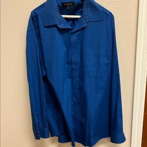 Marquise Blue Shirt size 17 1/2